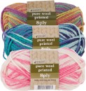 4-Seasons-Pure-Wool-8ply-Prints-50g Sale