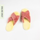 Maya-Lemon-Petal-Contrast-Slippers Sale