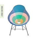 Hand-Woven-NavyPink-Holly-Chair Sale