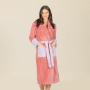 Maya-Petal-Lilac-Contrast-Bathrobe Sale