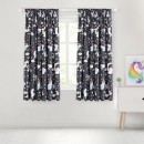 Midnight-Unicorn-Kids-Blockout-Pencil-Pleat-Curtains Sale