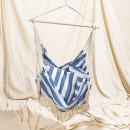 Hammock-Chair-Blue-and-White Sale