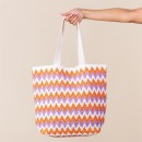 Seaside-Supplies-Lily-Chevron-Beach-Bag Sale