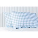 Gracious-Living-100-Cotton-Pillowcase-Pair-Blue-Check Sale