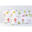 Gracious-Living-100-Cotton-Pillowcase-Pair-Red-Green-Floral Sale