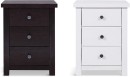 Malta-3-Drawer-Bedside Sale