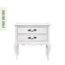 Gracious-Living-Gordes-Bedside-Table-Antique-White Sale