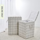 Solace-Stripped-Storage-Box-Creme-Grid-Set-Of-2 Sale