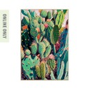 Design-Republique-Banks-Cacti-Framed-Canvas Sale