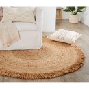 Eco-Collection-Jute-Trim-Round-Floor-Rug Sale