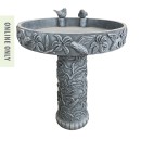 Outsidings-Cement-Lily-Bird-Bath Sale