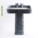 Outsidings-Cement-Ornate-Bird-Bath Sale