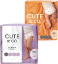 Cute-Co-Nappies-28-48-Pack-or-Nappy-Pants-26-30-Pack Sale