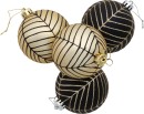 Jolly-Joy-Black-Gold-Baubles-4-Pack Sale