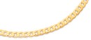 9ct-55cm-Diamond-Cut-Bevelled-Curb-Chain Sale