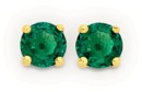 9ct-Created-Emerald-Studs Sale