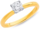 14ct-Element-Lab-Diamond-Solitaire-Ring Sale