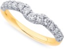 14ct-Element-Lab-Diamond-Curved-Band Sale