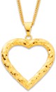 9ct-Diamond-Cut-Heart-Pendant Sale