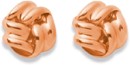 9ct-Rose-Gold-Knot-Studs Sale