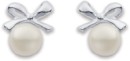 Sterling-Silver-Freshwater-Pearl-Bow-Studs Sale