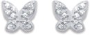 Sterling-Silver-Cubic-Zirconia-Butterfly-Studs Sale