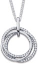 Sterling-Silver-Cubic-Zirconia-Circles-in-Time-Pendant Sale