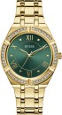 Guess-Gold-Tone-Green-Dial-Ladies-Watch Sale