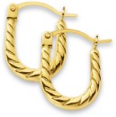 9ct-Twist-Hoops Sale