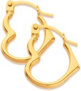 9ct-Creole-Heart-Hoops Sale