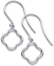 Sterling-Silver-Clover-Hook-Earrings Sale