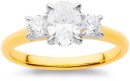 14ct-Alora-Lab-Grown-Diamond-Oval-3-Stone-Ring Sale