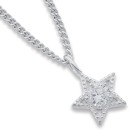 Sterling-Silver-Cubic-Zirconia-Star-Pendant Sale