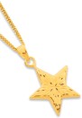 9ct-Diamond-Cut-Star-Pendant Sale