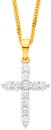 10ct-Alora-Lab-Grown-Diamond-Cross-Pendant Sale