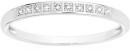 9ct-White-Gold-Diamond-Fine-Bar-Band Sale