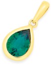 9ct-Created-Emerald-Pendant Sale