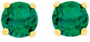 9ct-Created-Emerald-Stud-Earrings Sale