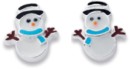 Sterling-Silver-Enamel-Snowman-Kids-Studs Sale