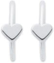 Sterling-Silver-Heart-Hoops Sale