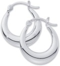 Sterling-Silver-Hollow-Puff-Hoops Sale