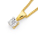 9ct-Diamond-Pendant Sale