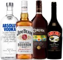 Absolut-Vodka-Original-Jim-Beam-Bourbon-Coruba-Original-Rum-or-Gold-Rum-or-Baileys-Irish-Cream-1L Sale