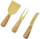 Davis-Waddell-Acacia-Brass-Cheese-Knives-Set-of-3 Sale