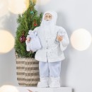 Christmas-Wishes-White-Snow-Santa-90cm Sale