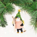 Christmas-Wishes-Penguin-with-Skis-Felt-Hanging-Decoration Sale