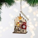 Christmas-Wishes-LED-Reindeer-House-Hanging-Tree-Decoration Sale