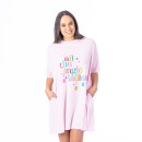 Christmas-Wishes-All-Jingle-Ladies-Oversized-Tee Sale