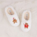 Christmas-Wishes-Kids-Gingerbread-Slippers Sale