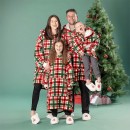 Christmas-Wishes-Xmas-Tartan-Oversized-Hoodie Sale